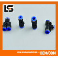 China Factory Pu Push In Union Straight Plastic Pneumatic Air Connect Fitting